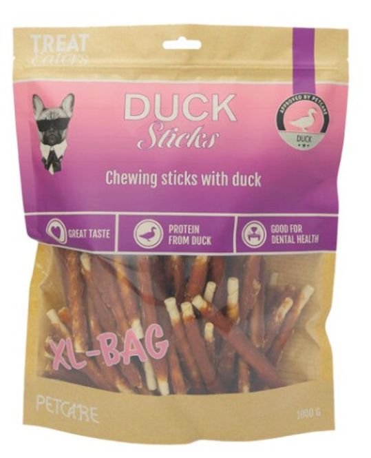 Hovedbilde TreatEaters Duck NoHide Sticks 1kg