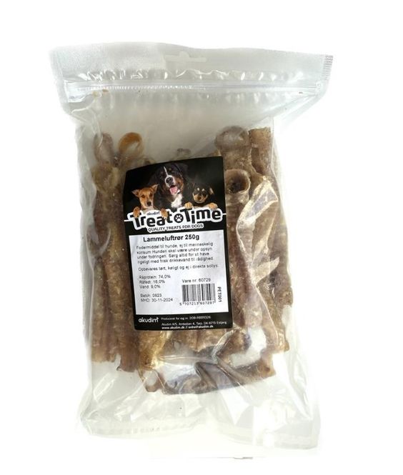 Hovedbilde Treat Time Lammeluftrør 250g