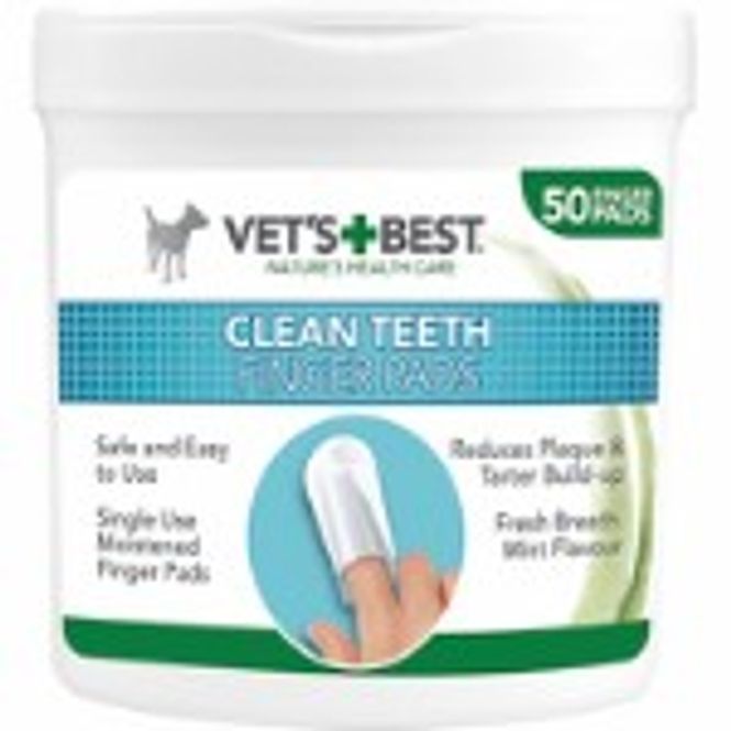 Hovedbilde Vets Best Clean Teeth fingerpad