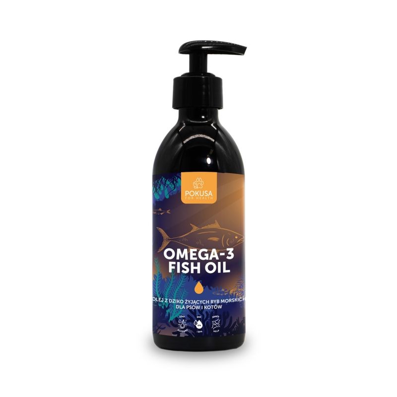 Pokusa Omega-3 Fiskeolje 250ml