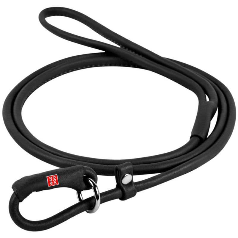 Waudog soft lær utstilling/retriverbånd 6mm